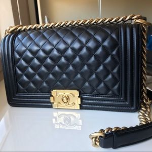 Chanel Old Medium Boy Bag